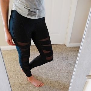 LULULEMON High Times Pant Dot Tech Mesh Shine  4